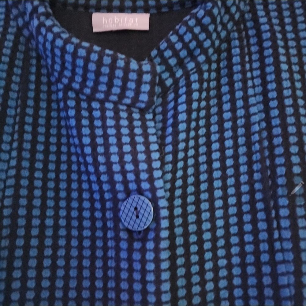 Habitat Navy and Black Patterned Blazer - Picture 3 of 7